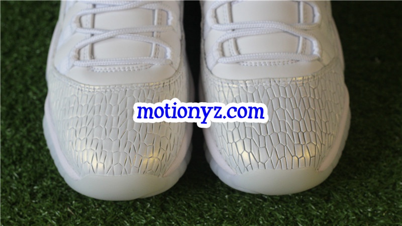 Air Jordan 11 Low GS Frost White PRM Heiress